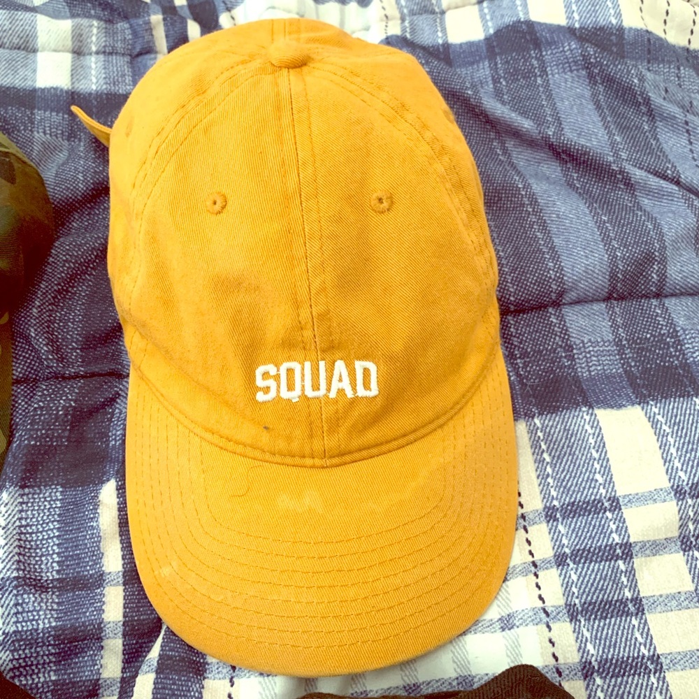 Orange “Squad” Dad Hat